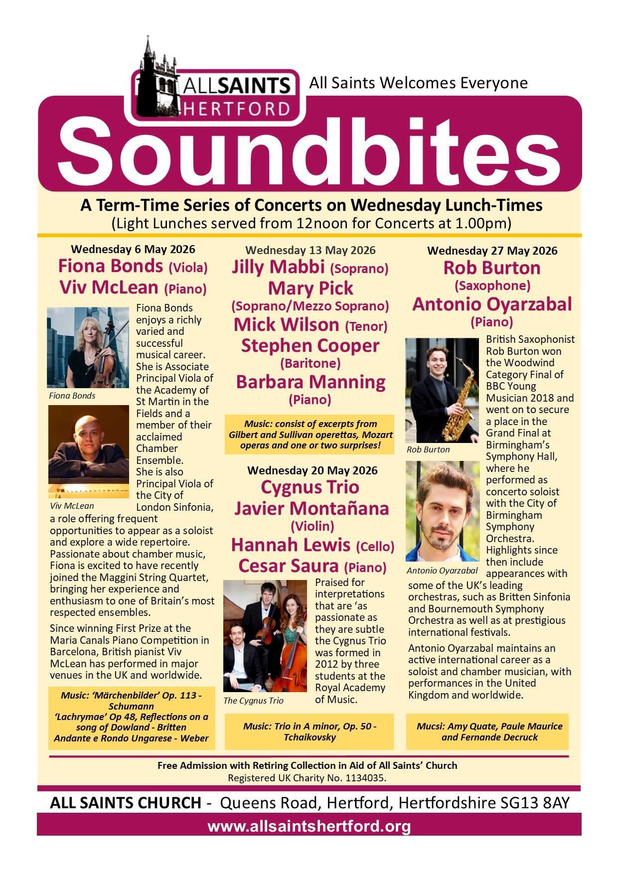 May 26 Soundbites Poster