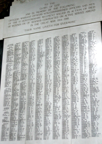 1st Hertfordshire Regiment Memorial